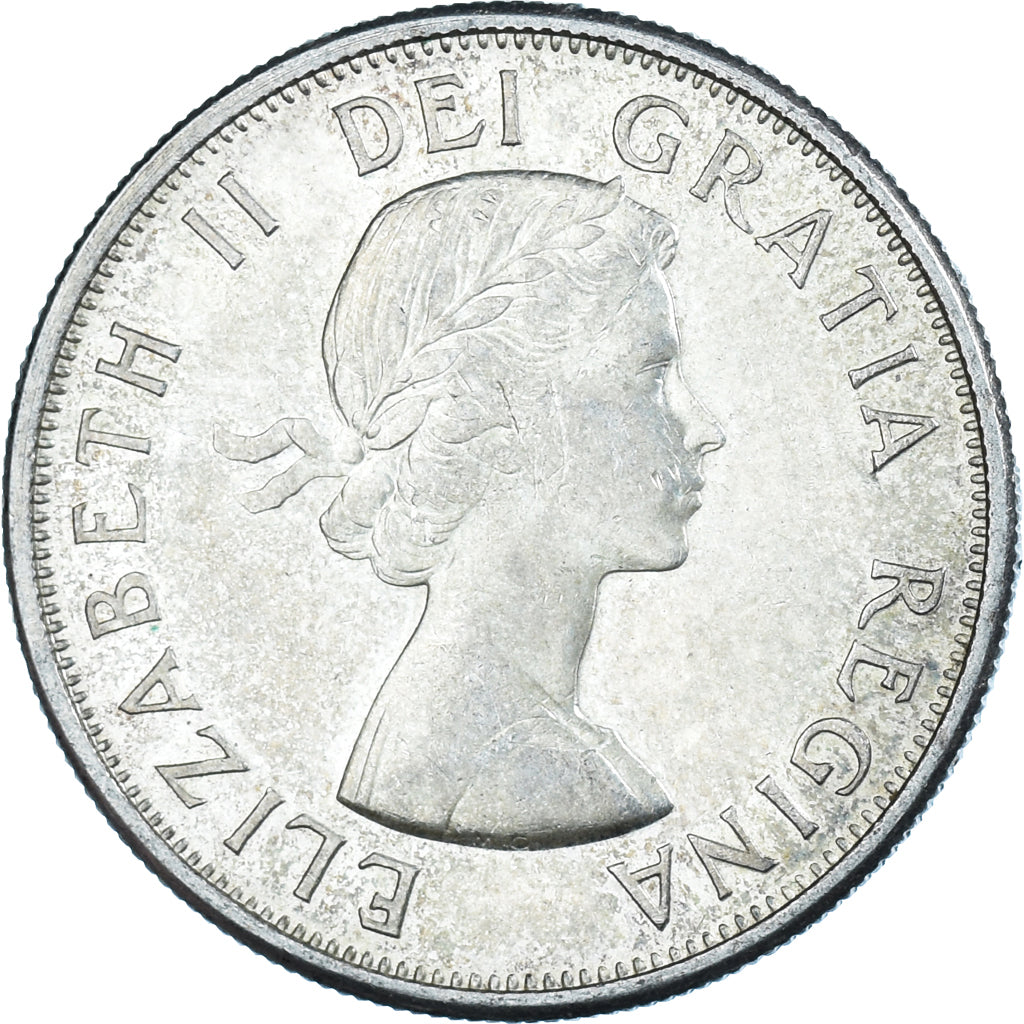 Coin, Canada, Elizabeth II, 50 Cents, 1964, Royal Canadian Mint, Ottawa