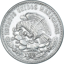 Moneda, México, Peso, 1947, Mexico City, MBC+, Plata, KM:456