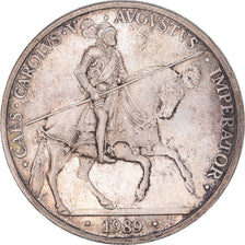 Monnaie, Espagne, Juan Carlos I, 5 Ecu, 1989, Madrid, SUP+, Argent, KM:M24