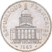 Moeda, França, Panthéon, 100 Francs, 1989, Paris, MS(60-62), Prata, KM:951.1