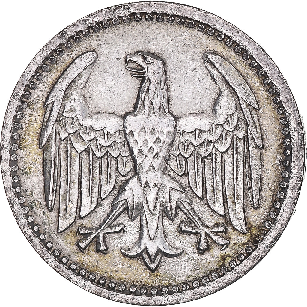 Coin, GERMANY, WEIMAR REPUBLIC, 3 Mark, 1924, Berlin, EF(40-45), Silver, KM:43