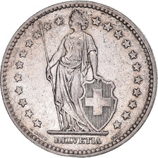 Coin, Switzerland, 2 Francs, 1944, Bern, AU(50-53), Silver, KM:21
