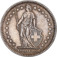 Coin, Switzerland, 2 Francs, 1963, Bern, EF(40-45), Silver, KM:21