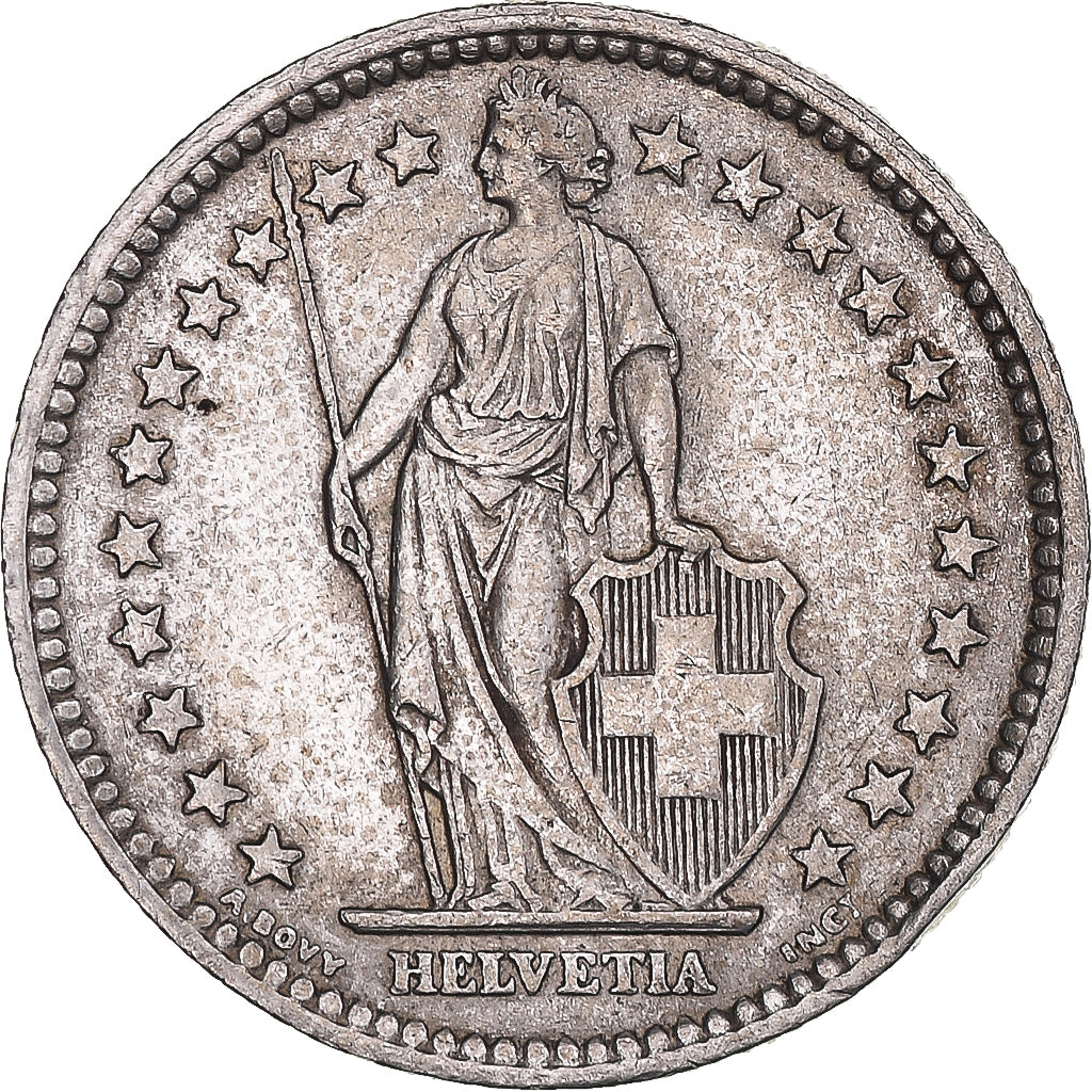 Coin, Switzerland, 2 Francs, 1963, Bern, AU(50-53), Silver, KM:21