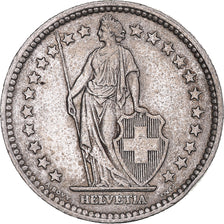 Coin, Switzerland, 2 Francs, 1963, Bern, AU(50-53), Silver, KM:21