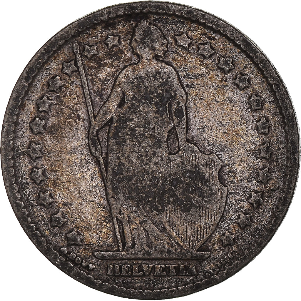 Coin, Switzerland, Franc, 1900, Bern, VF(20-25), Silver, KM:24