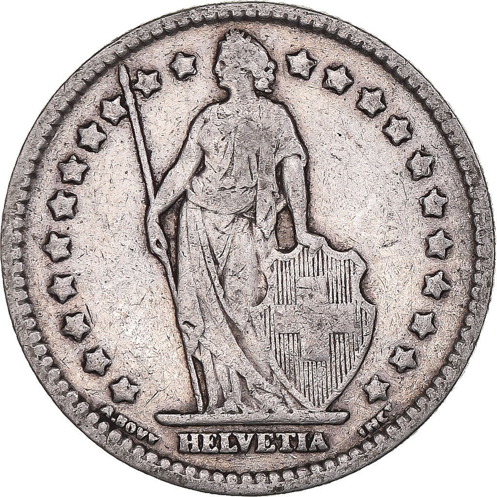 Coin, Switzerland, Franc, 1913, Bern, VF(30-35), Silver, KM:24