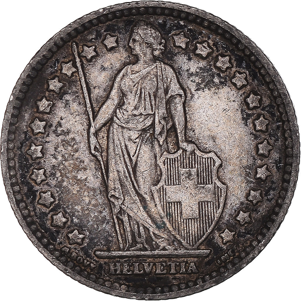 Coin, Switzerland, Franc, 1931, Bern, EF(40-45), Silver, KM:24