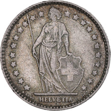 Coin, Switzerland, Franc, 1964, Bern, VF(30-35), Silver, KM:24