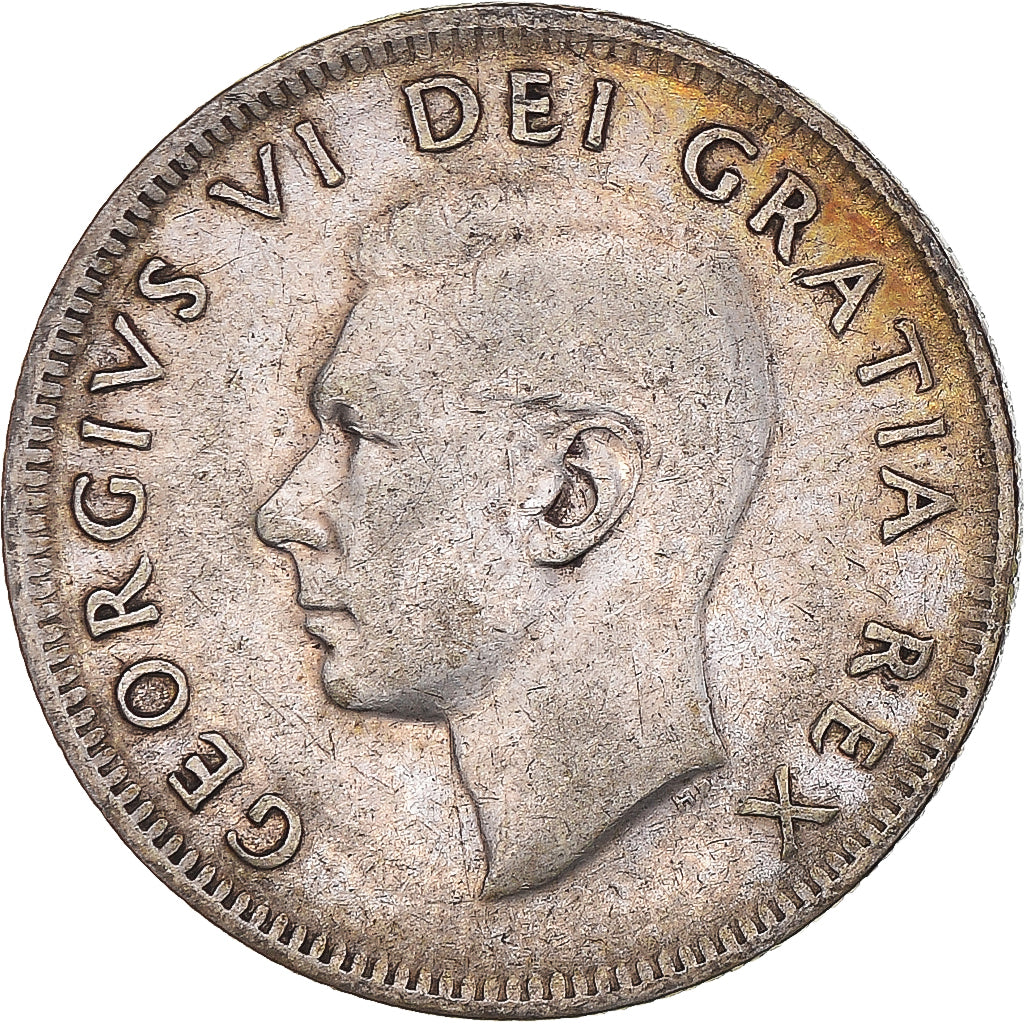 Coin, Canada, George VI, 25 Cents, 1952, Royal Canadian Mint, Ottawa, VF(30-35)