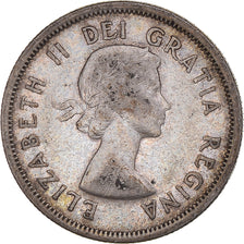 Coin, Canada, Elizabeth II, 25 Cents, 1955, Royal Canadian Mint, Ottawa