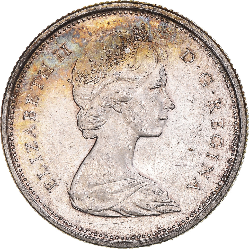 Coin, Canada, Elizabeth II, 25 Cents, 1967, Royal Canadian Mint, Ottawa