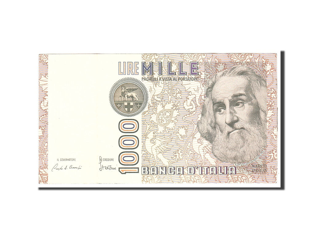 Italy, 1000 Lire, 1977, KM:101e, 1977-01-10, AU(50-53)