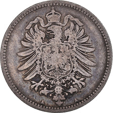 Coin, GERMANY - EMPIRE, Wilhelm I, Mark, 1873, Berlin, VF(20-25), Silver, KM:7