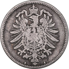 Coin, GERMANY - EMPIRE, Wilhelm I, Mark, 1876, Berlin, VF(30-35), Silver, KM:7