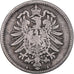 Coin, GERMANY - EMPIRE, Wilhelm I, Mark, 1876, Berlin, VF(30-35), Silver, KM:7