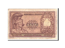 Italy, 100 Lire, 1951, KM:92a, 1951-12-31, VF(20-25)