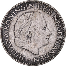 Coin, Netherlands, Juliana, Gulden, 1954, VF(30-35), Silver, KM:184