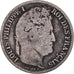 Moneta, Francia, Louis-Philippe, Franc, 1837, Rouen, B+, Argento, KM:748.2