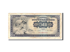 Banknote, Yugoslavia, 50 Dinara, 1965, 1965-08-01, KM:79a, VF(20-25)