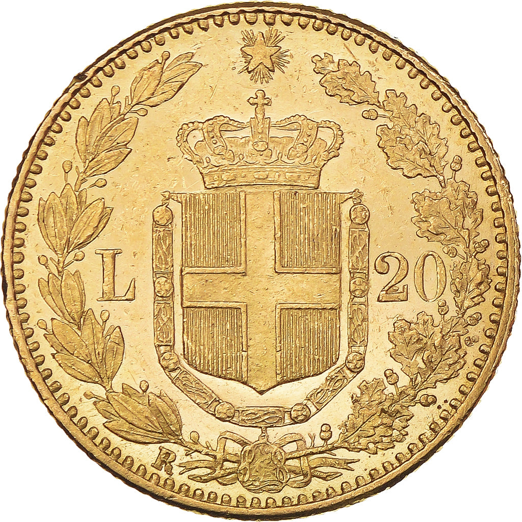 Moneta, Italia, Umberto I, 20 Lire, 1885, Rome, SPL, Oro, KM:21