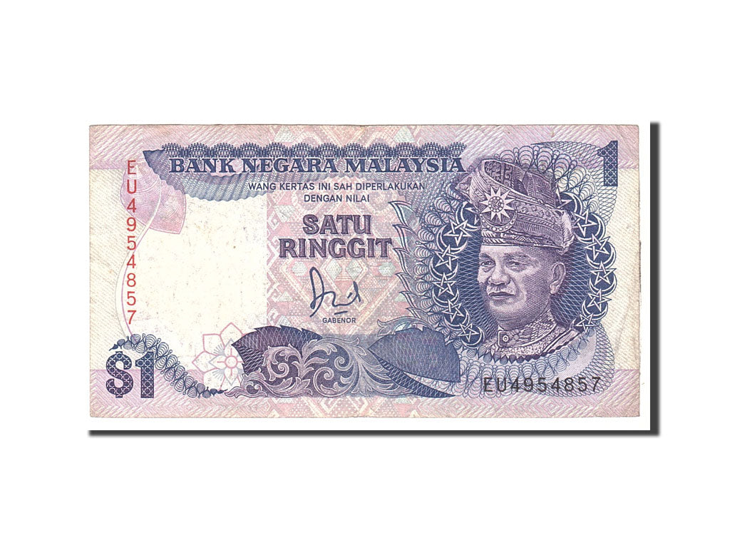 Banconote, Malesia, 1 Ringgit, 1967, KM:27A, Undated, MB