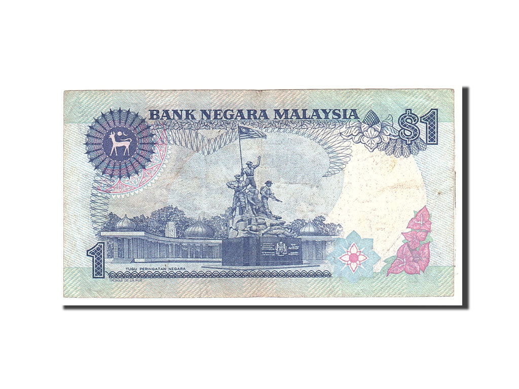 Banconote, Malesia, 1 Ringgit, 1967, KM:27A, Undated, MB