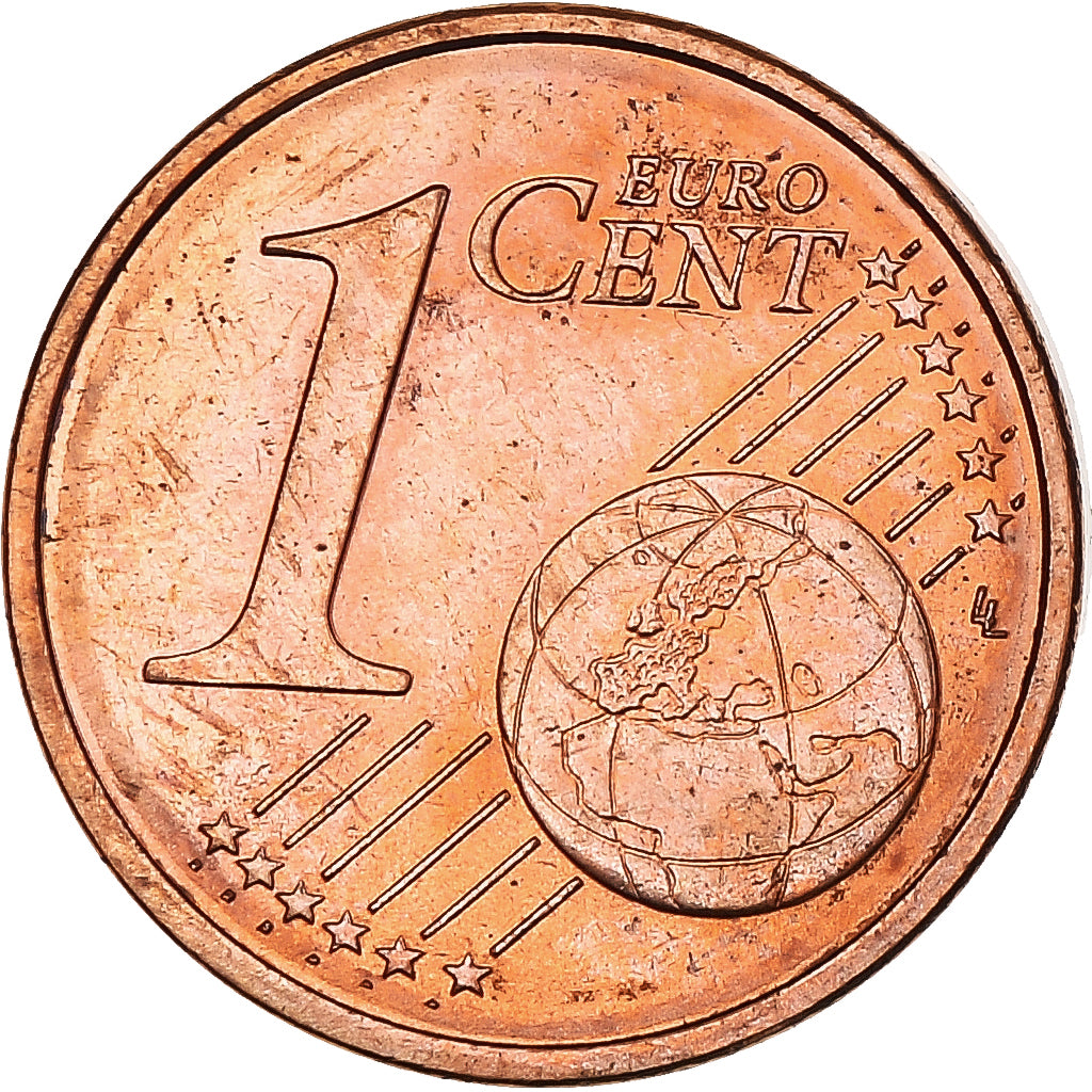 France, 1 Centime, Double Reverse Side, SUP, Coppered Steel