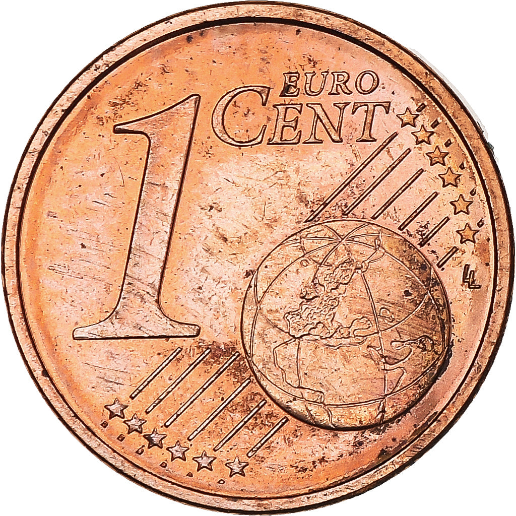 France, 1 Centime, Double Reverse Side, SUP, Coppered Steel