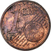 France, 1 Centime, Double Reverse Side, EF(40-45), Coppered Steel