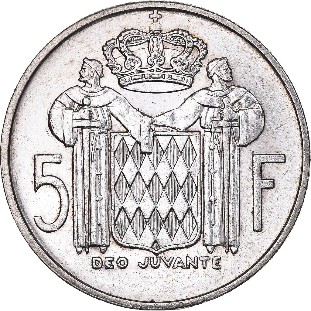 Monnaie, Monaco, Rainier III, 5 Francs, 1960, TTB, Argent, Gadoury:MC 152