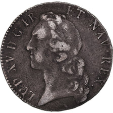 Monnaie, France, Louis XV, Écu au bandeau, Ecu, 1749, Bayonne, TB, Argent