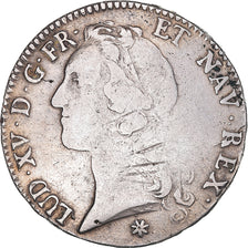 Coin, France, Louis XV, Écu au bandeau, Ecu, 1754, Toulouse, VF(20-25), Silver
