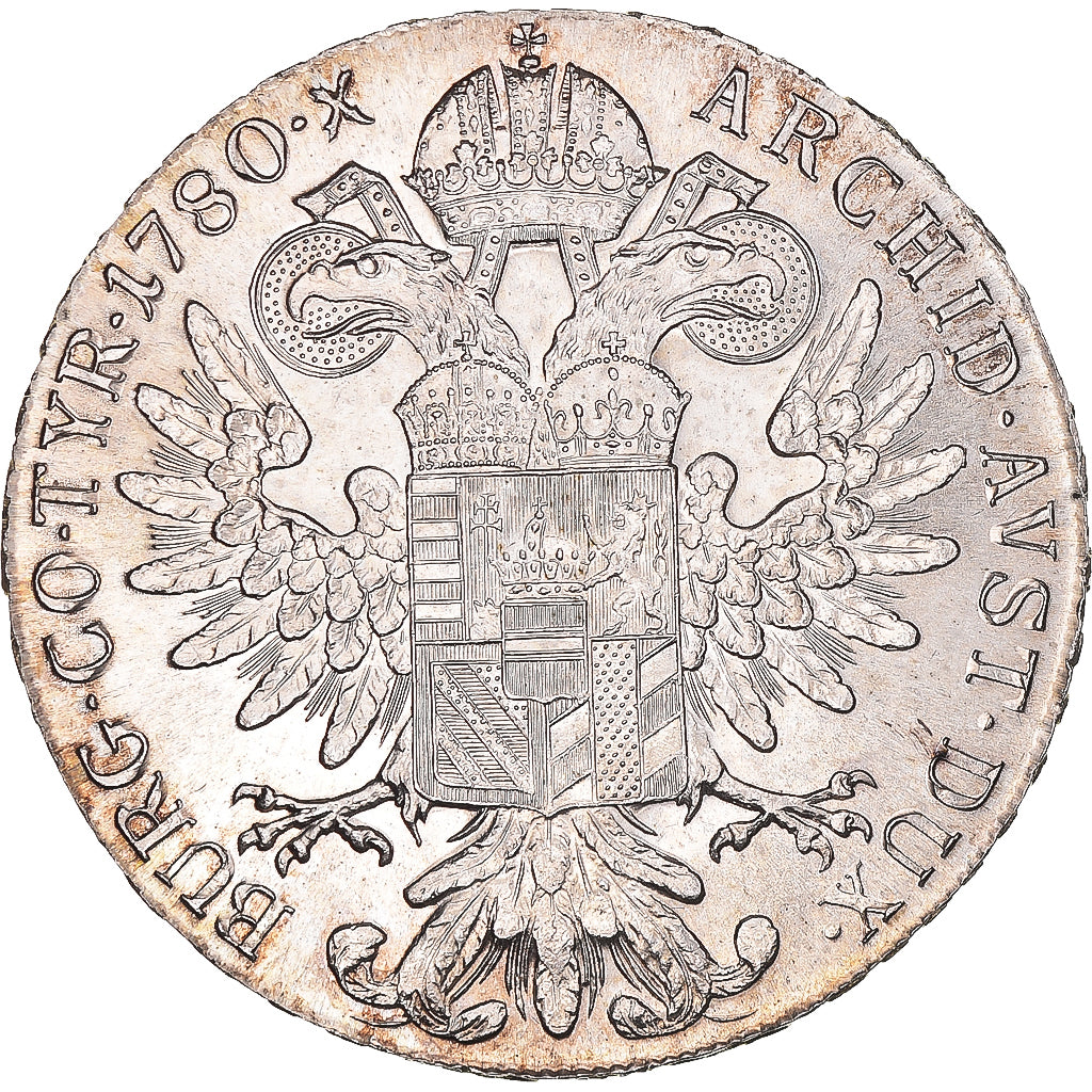 Coin, Austria, Joseph II, Thaler, 1780, Restrike, MS(63), Silver, KM:T1