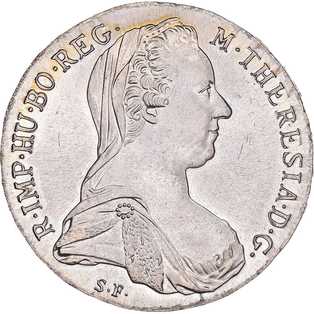 Coin, Austria, Joseph II, Thaler, 1780, Restrike, MS(63), Silver, KM:T1