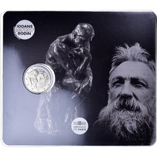 France, 2 Euro, Auguste Rodin, 2017, Monnaie de Paris, BU, MS(65-70)