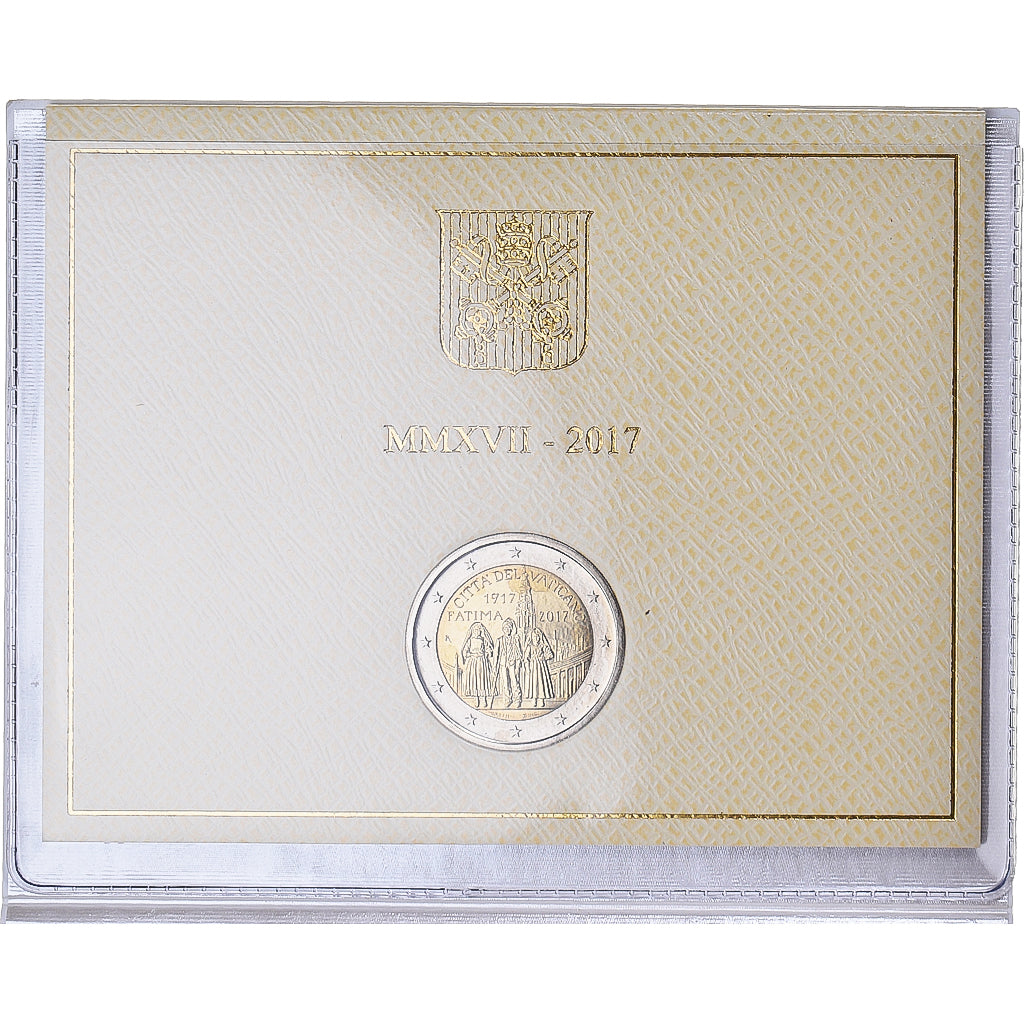 Vatican, 2 Euro, centenaire des Apparitions de Fatima, 2017, Rome, Pape