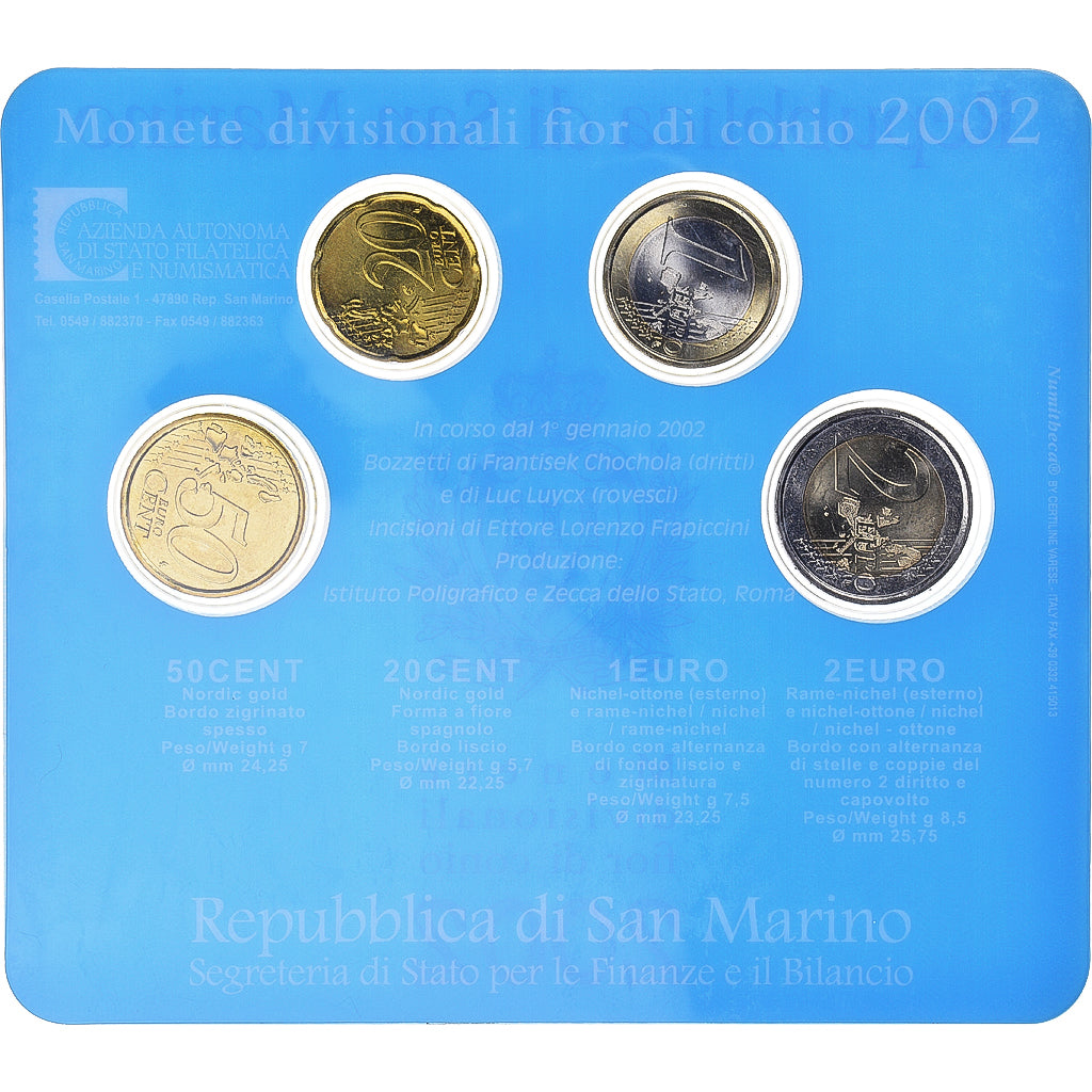 San Marino, Set, 2002, Rome, FDC, n.v.t.