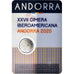 Andorra, 2 Euro, 2020, 27e Sommet ibéro-américain à Andorre, MS(65-70)