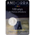 Andorra, 2 Euro, 100 ans de l'hymne national, 2017, Monnaie de Paris, BU, FDC