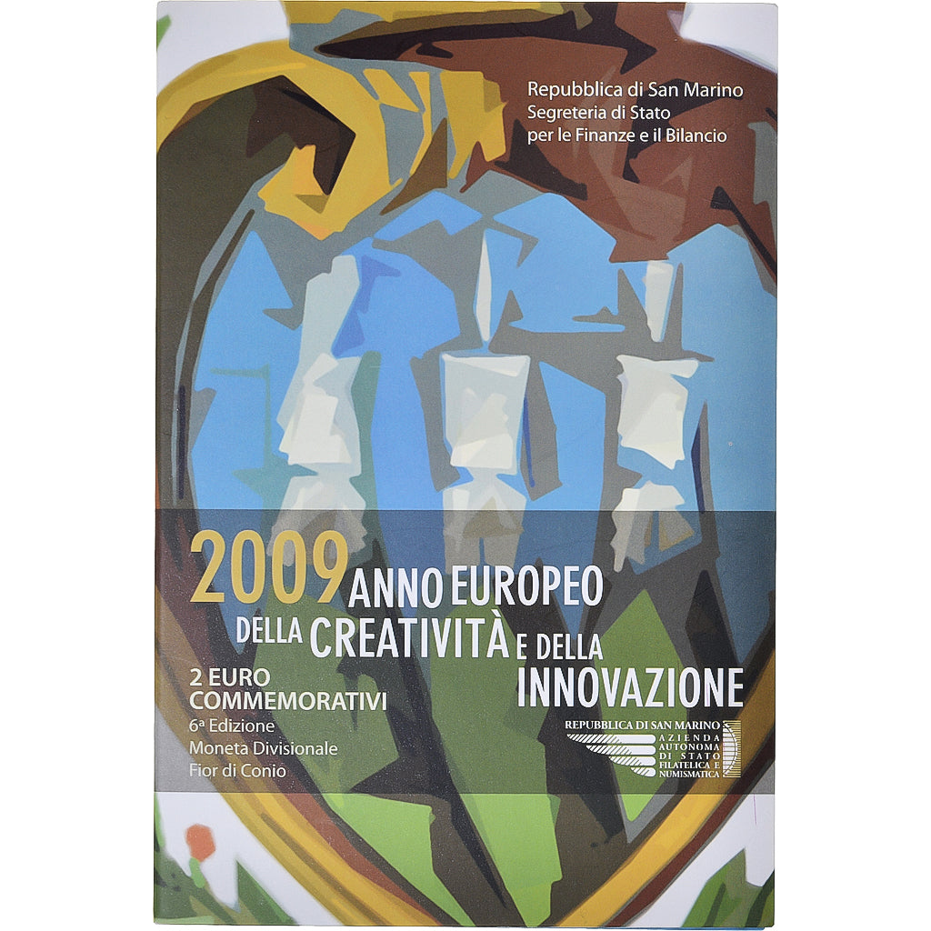 San Marino, 2 Euro, année européenne de la créativité, 2009, Rome, FDC
