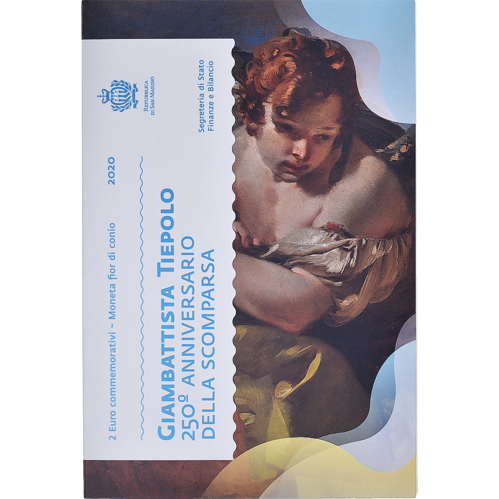 Saint Marin , 2 Euro, 250 ans de la mort de Giambattista Tiepolo, 2020, Rome