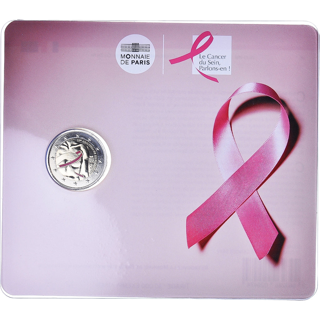 Frankreich, 2 Euro, cancer du sein, 2017, Monnaie de Paris, BU, STGL