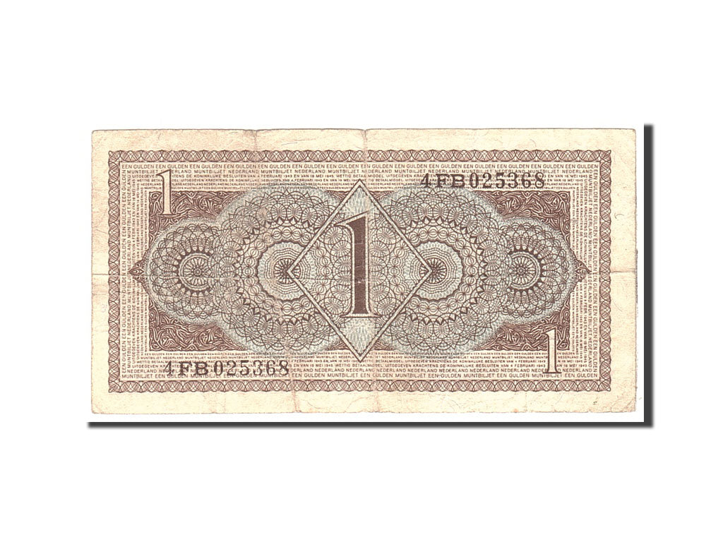 Banknote, Netherlands, 1 Gulden, 1949, 1949-08-08, KM:72, VF(20-25)