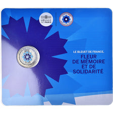 France, 2 Euro, bleuet de France, 2018, Monnaie de Paris, BU, FDC, Bimétallique