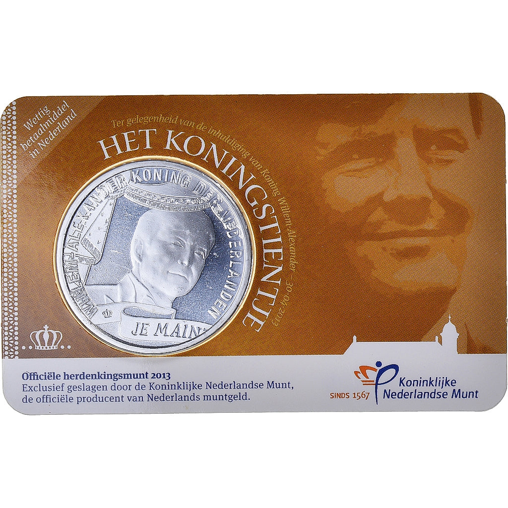 Niederlande, 10 Euro, 2013, Utrecht, STGL, Silber, KM:340