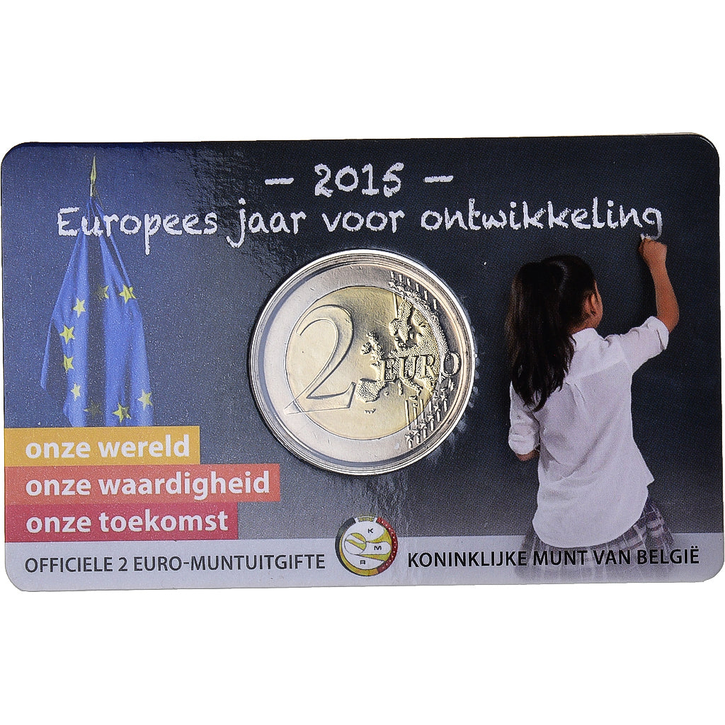 Belgien, 2 Euro, Année européenne du développement, 2015, Brussels, BU, STGL
