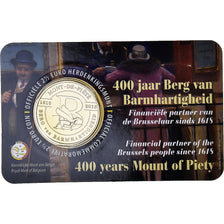 Belgium, 2-1/2 Euro, 2018, 400 ans du Mont-de-Piété, MS(65-70), Bi-Metallic