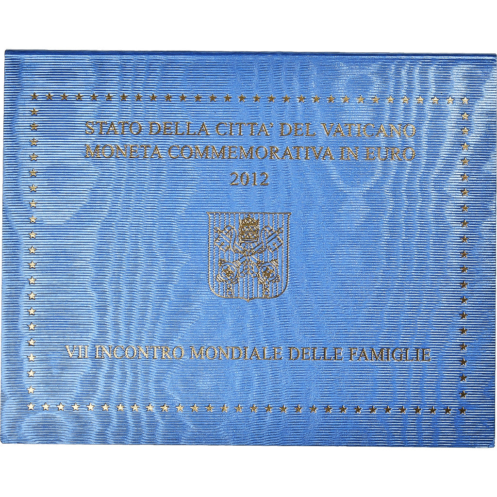 Vatican, 2 Euro, 2012, Rome, 7ème rencontre mondiale de la Famille, FDC