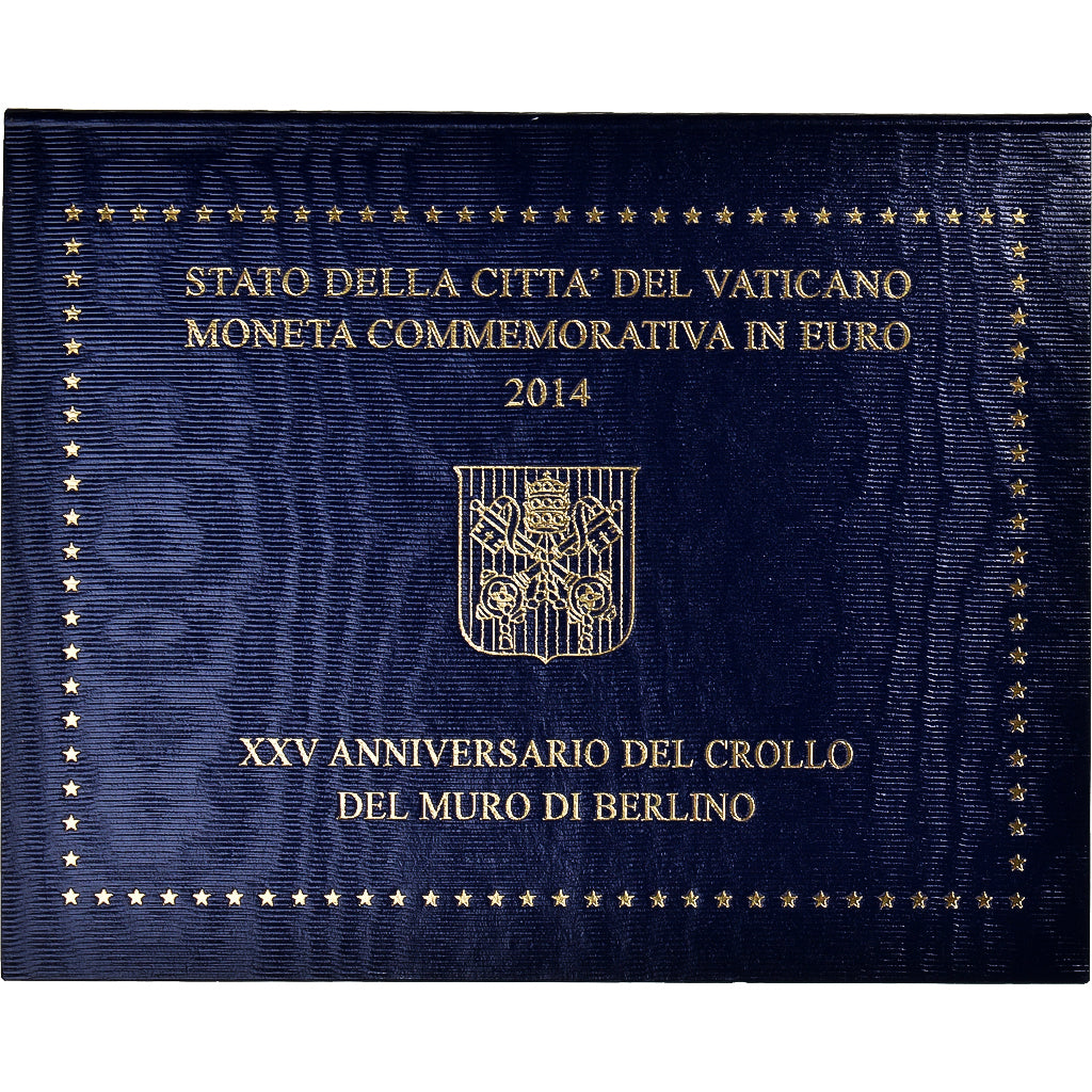 Vaticaan, 2 Euro, 25ème anniversaire de la chute du mur, 2014, Rome, Pape